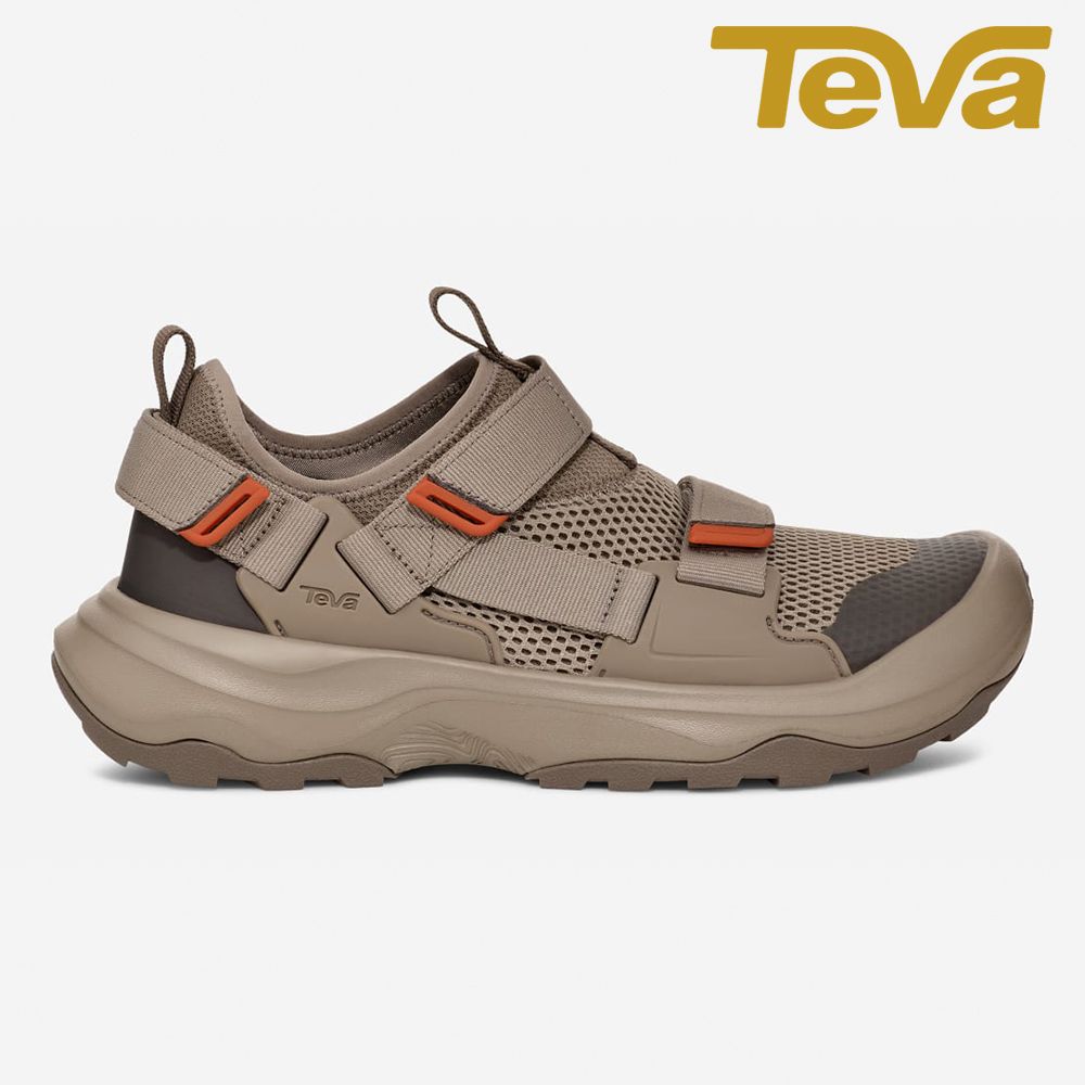 TEVA Outflow Universal 男 護趾多功能經典運動涼鞋/雨鞋/水鞋 沙漠灰褐色(TV1136311DTT)