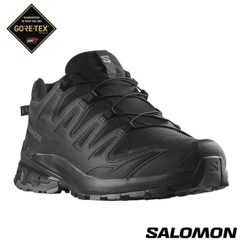 SALOMON 薩洛蒙 男 XA PRO 3D V9 GTX 健野鞋 WIDE 黑/灰/灰 野跑鞋 男 -L47277000