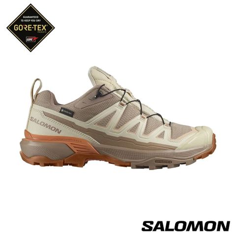 【SALOMON】女 X ULTRA 360 EDGE GTX 低筒登山鞋 白/黃/粉 登山鞋 女 -L47463600