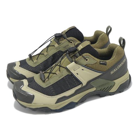 戶外鞋 X Ultra 5 GTX 男鞋 橄欖綠 黑 防水 越野 機能 抽繩 L47725800