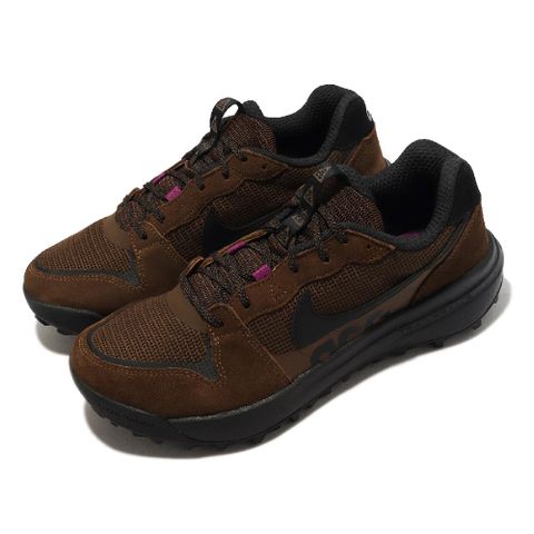NIKE 耐吉 戶外鞋 ACG Lowcate 男鞋 女鞋 棕 黑 休閒 麂皮 越野大底 Outdoor DM8019-200