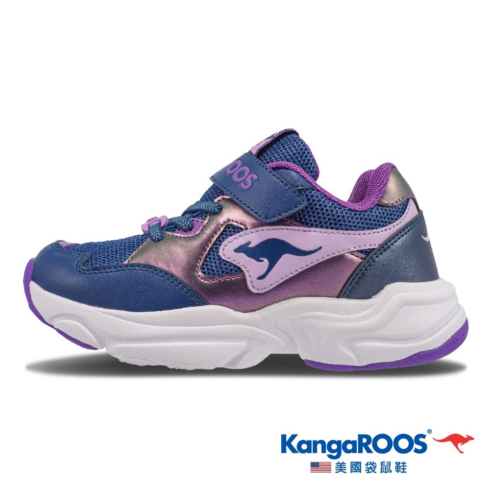 KangaROOS 美國袋鼠鞋 童鞋 SWING II 閃耀撞色 緩震 運動鞋 (紫-KK21257)