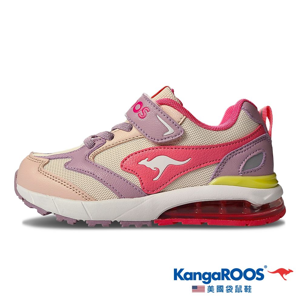 KangaROOS 美國袋鼠鞋  童鞋 CAPSULE 機能運動 太空氣墊跑鞋 (粉-KK31953)