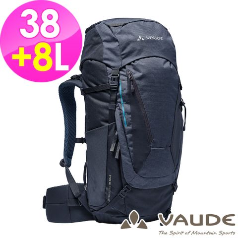 VAUDE 【德國】Asymmetric 女款網架背包38+8L(VA-15942 深藍/登山/健行/旅行)