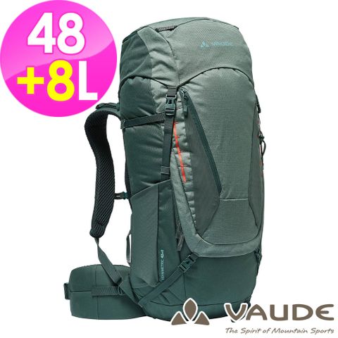 VAUDE 【德國】Asymmetric 女款網架背包48+8L(VA-15943 綠/登山/健行/旅行)