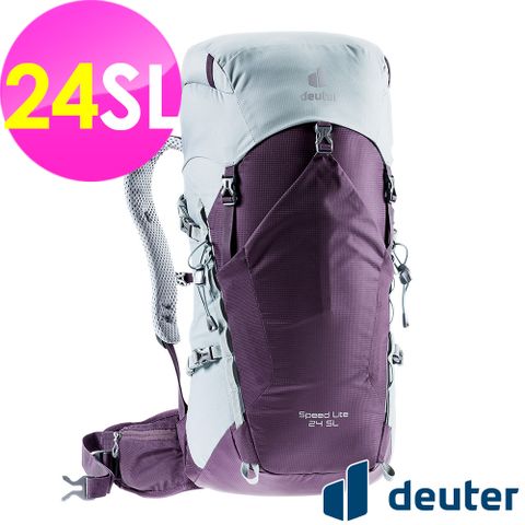 【德國deuter】SPEED LITE超輕量旅遊背包24SL (3410521 紫/白錫/越野/三鐵/登頂)