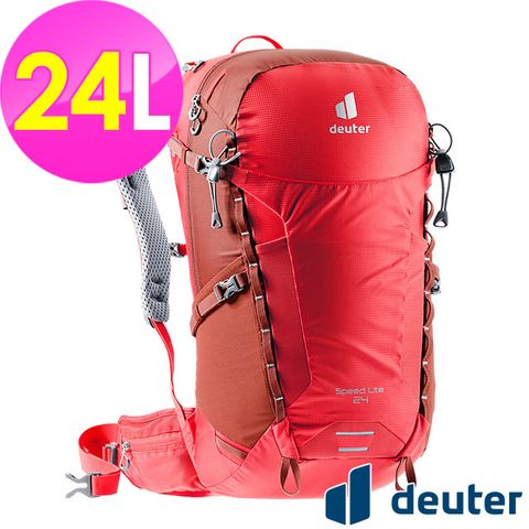 【德國deuter】SPEED LITE超輕量旅遊背包24L (3410421 紅/越野/三鐵/登頂)