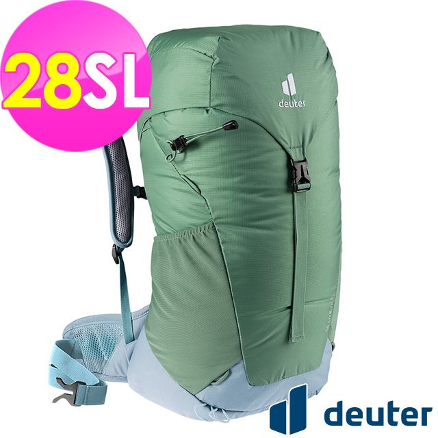 Deuter 【德國】AC LITE網架直立式透氣背包28SL (3420921 蘆薈綠/輕量/戶外/後背包/一日行程)