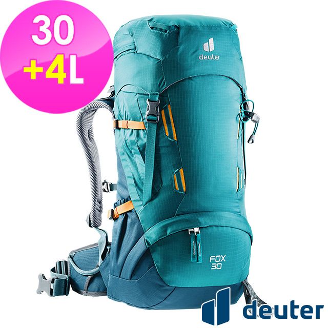 Deuter 【德國】FOX拔熱背包30+4L (3611121 湖藍/藍/登山/健行/窄肩)