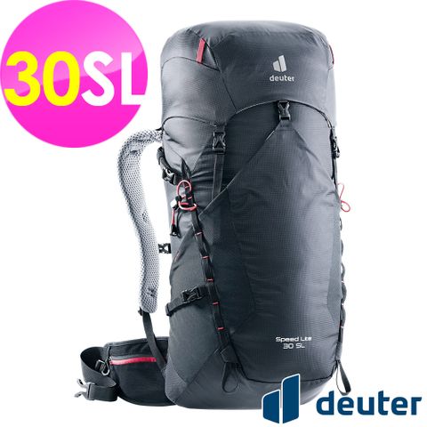 Deuter 【德國】SPEED LITE超輕量旅遊背包30SL (3410721 黑/越野/三鐵/登頂)