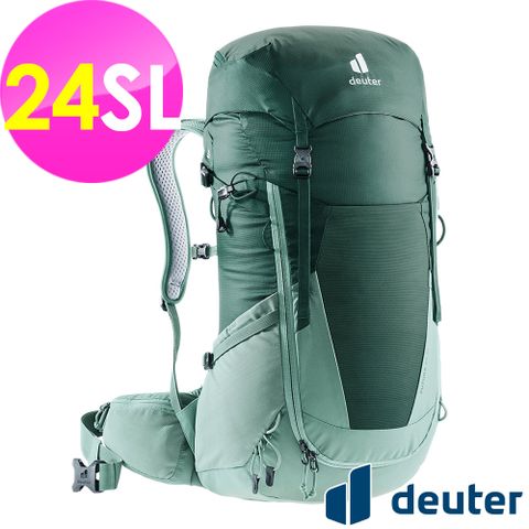 【德國deuter】FUTURA透氣網架背包24SL (3400521 森林綠/登山/健行/日用/後背包)