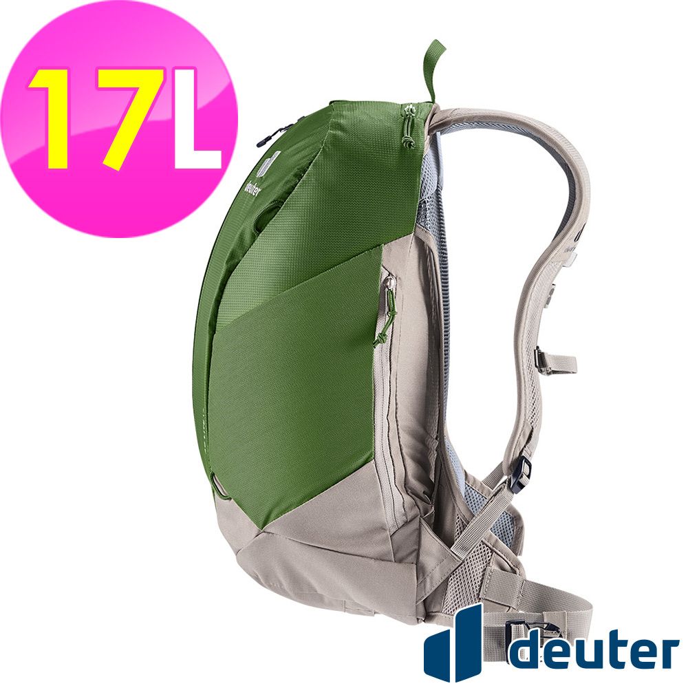 Deuter 【德國】AC LITE網架直立式透氣背包17L (3420121 松綠/輕量/戶外/後背包/一日行程)