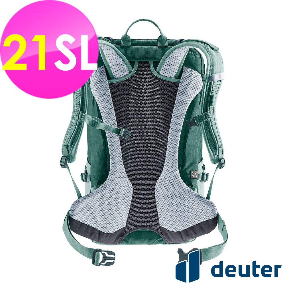 Deuter 【德國】FUTURA透氣網架背包21SL (3400021 森林綠/登山/健行/旅遊)