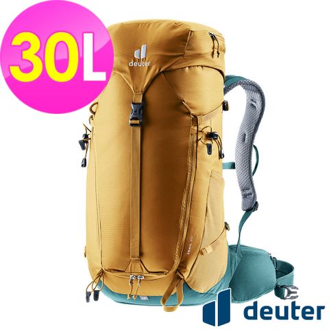 Deuter 【德國】TRAIL輕量拔熱透氣背包30L (3440723 杏仁咖/登山/健行)