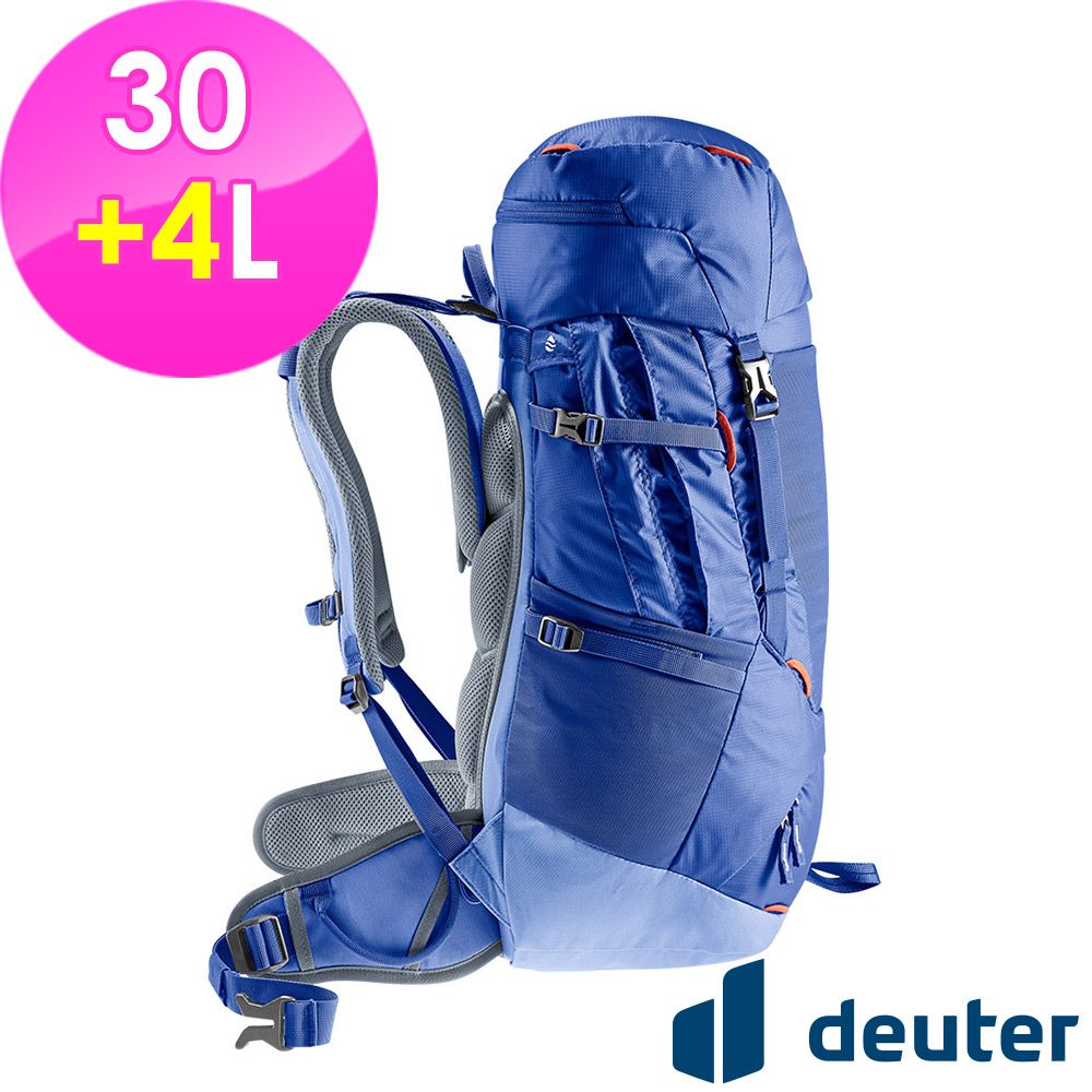 Deuter 【德國】FOX拔熱背包30+4L (3611122 藍/自助旅行/登山/健行)