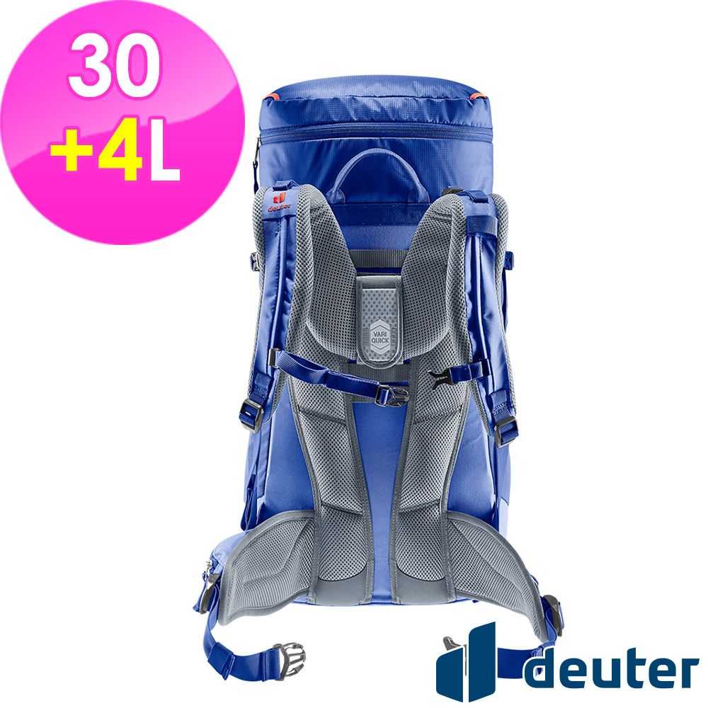 Deuter 【德國】FOX拔熱背包30+4L (3611122 藍/自助旅行/登山/健行)