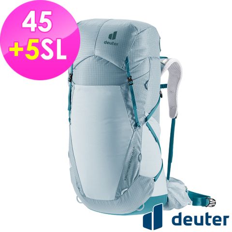 【德國deuter】AIRCONTACT ULTRA拔熱式透氣背包45+5SL (3360022 水藍/登山/健行/輕量/女用登山背包)