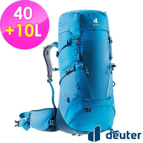 Deuter 【德國】AIRCONTACT CORE拔熱式透氣背包40+10L (3350122 藍/登山/健行)