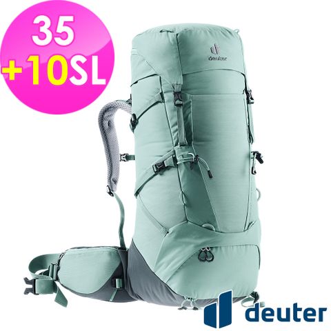 Deuter 【德國】AIRCONTACT CORE拔熱式透氣背包35+10SL (3350022 翡翠綠/登山/健行)