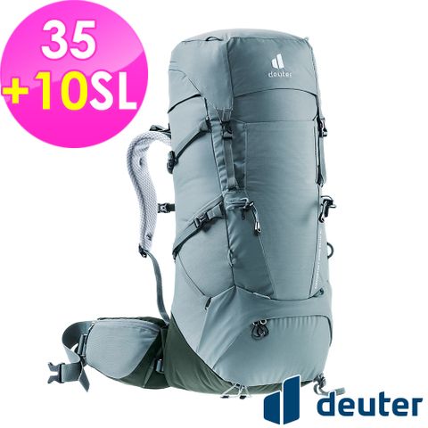 Deuter 【德國】AIRCONTACT CORE拔熱式透氣背包35+10SL (3350022 頁岩灰/登山/健行)