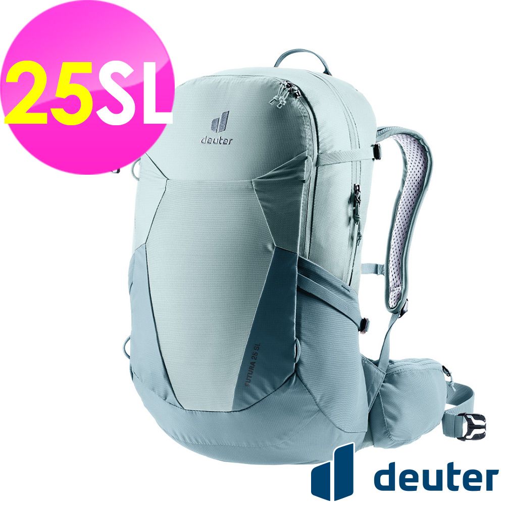  【德國deuter】FUTURA透氣網架背包25SL (3400221 水藍/登山/健行)