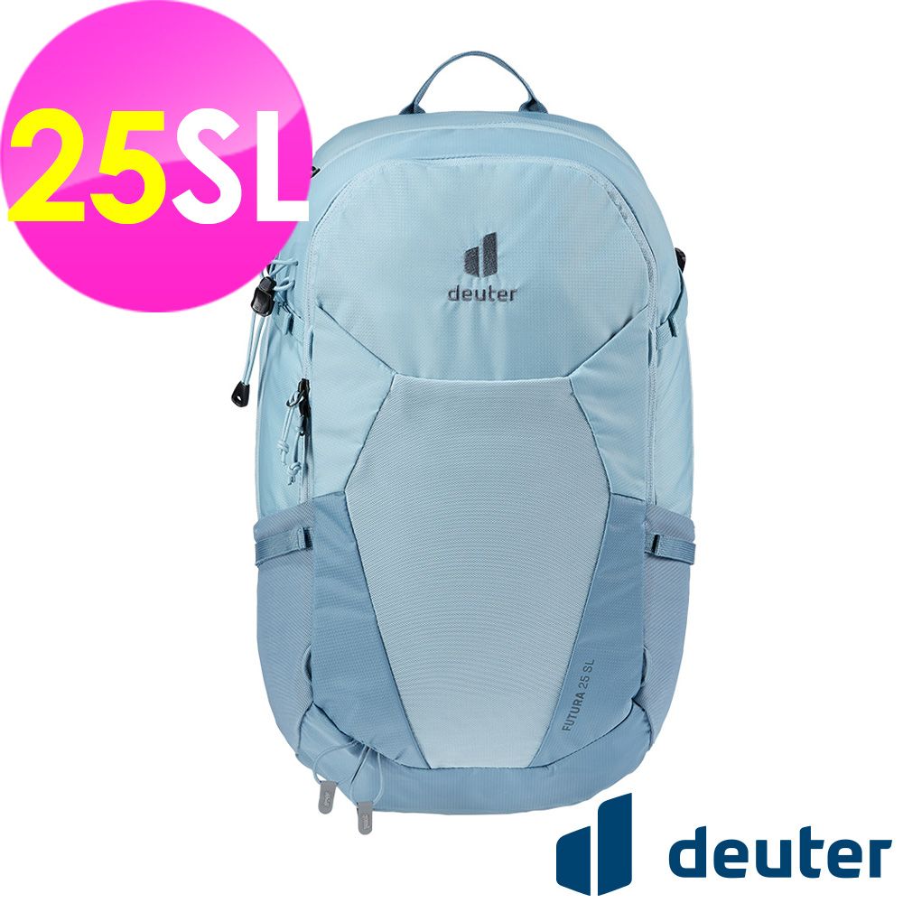  【德國deuter】FUTURA透氣網架背包25SL (3400221 水藍/登山/健行)