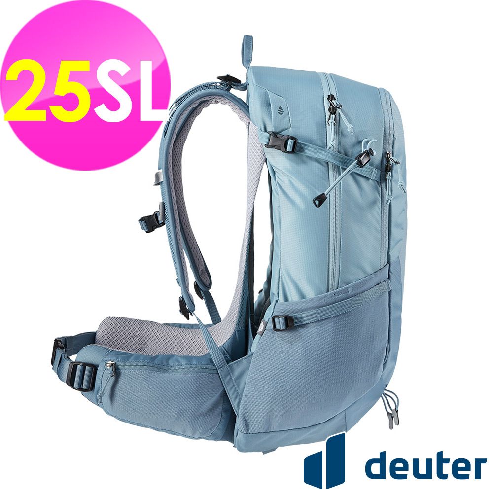  【德國deuter】FUTURA透氣網架背包25SL (3400221 水藍/登山/健行)