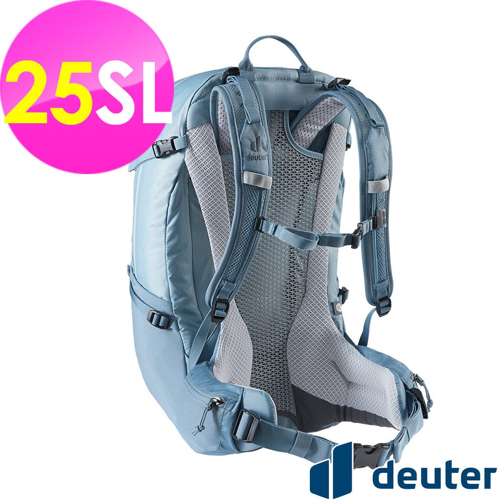  【德國deuter】FUTURA透氣網架背包25SL (3400221 水藍/登山/健行)