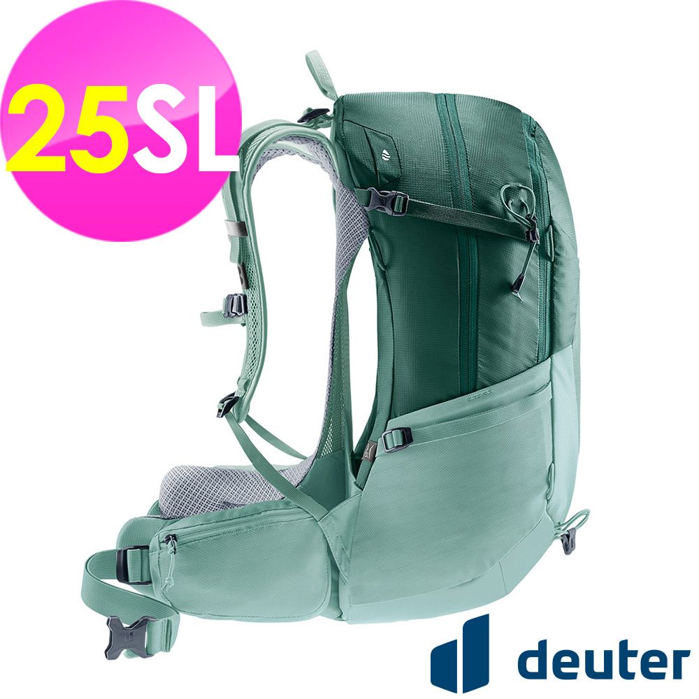 Deuter 【德國】FUTURA透氣網架背包25SL (3400221 森林綠/登山/健行)