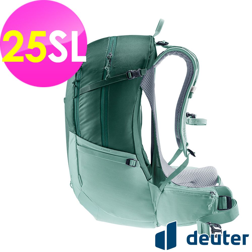 Deuter 【德國】FUTURA透氣網架背包25SL (3400221 森林綠/登山/健行)