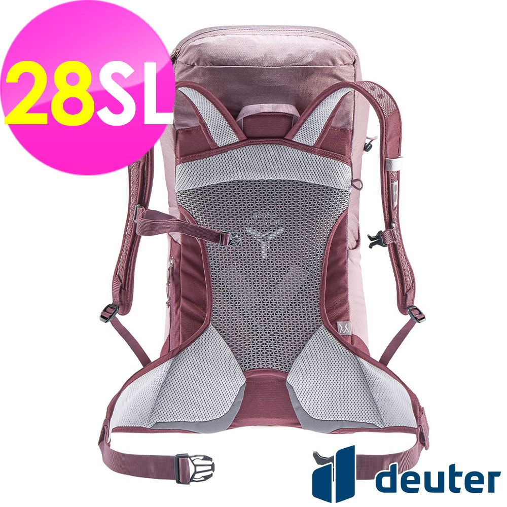 Deuter 【德國】AC LITE網架直立式透氣背包28SL (3420921 粉紫/輕量/戶外/後背包/一日行程)