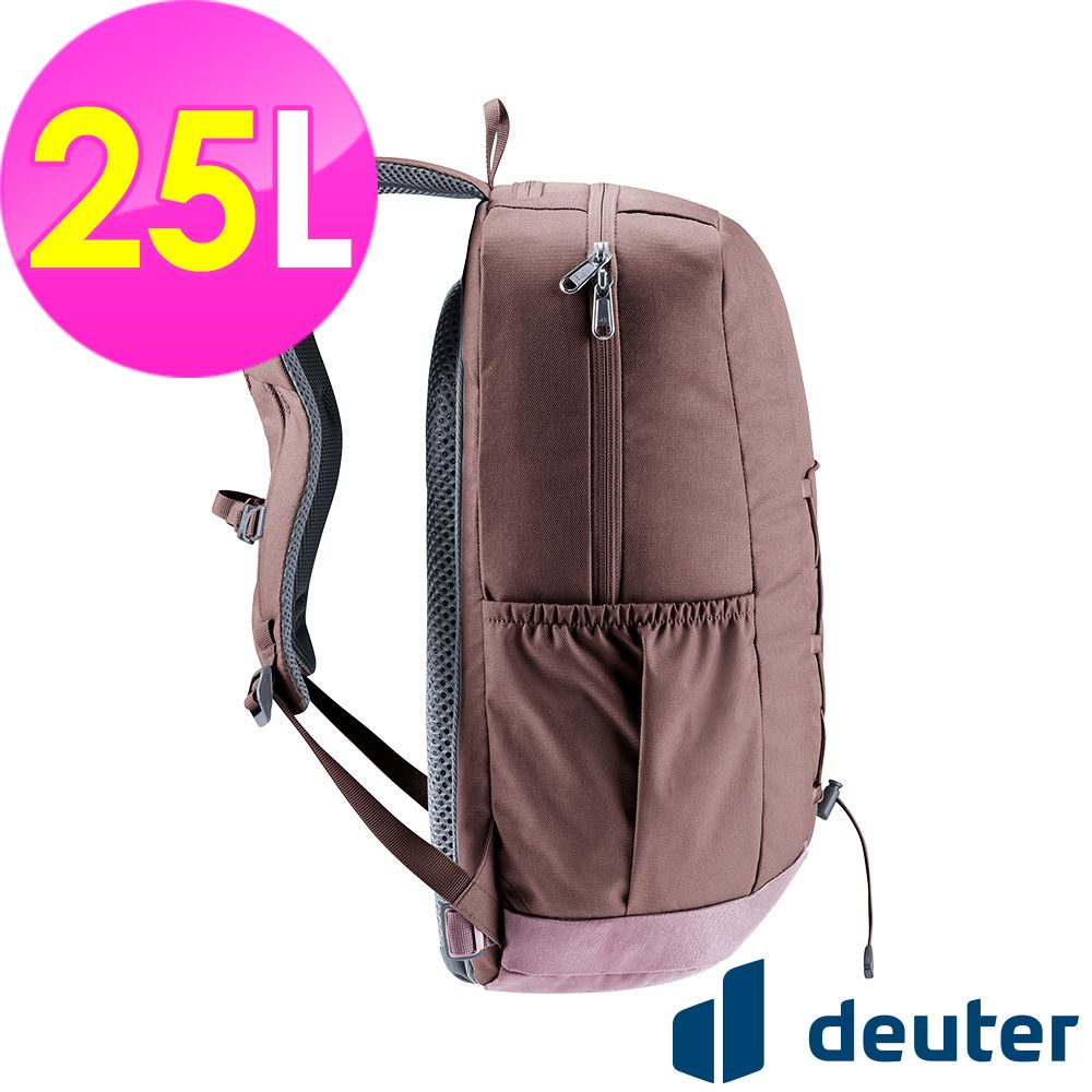 Deuter 【德國】GOGO休閒旅遊背包25L (3813224 葡萄乾/旅遊/休閒/都會)