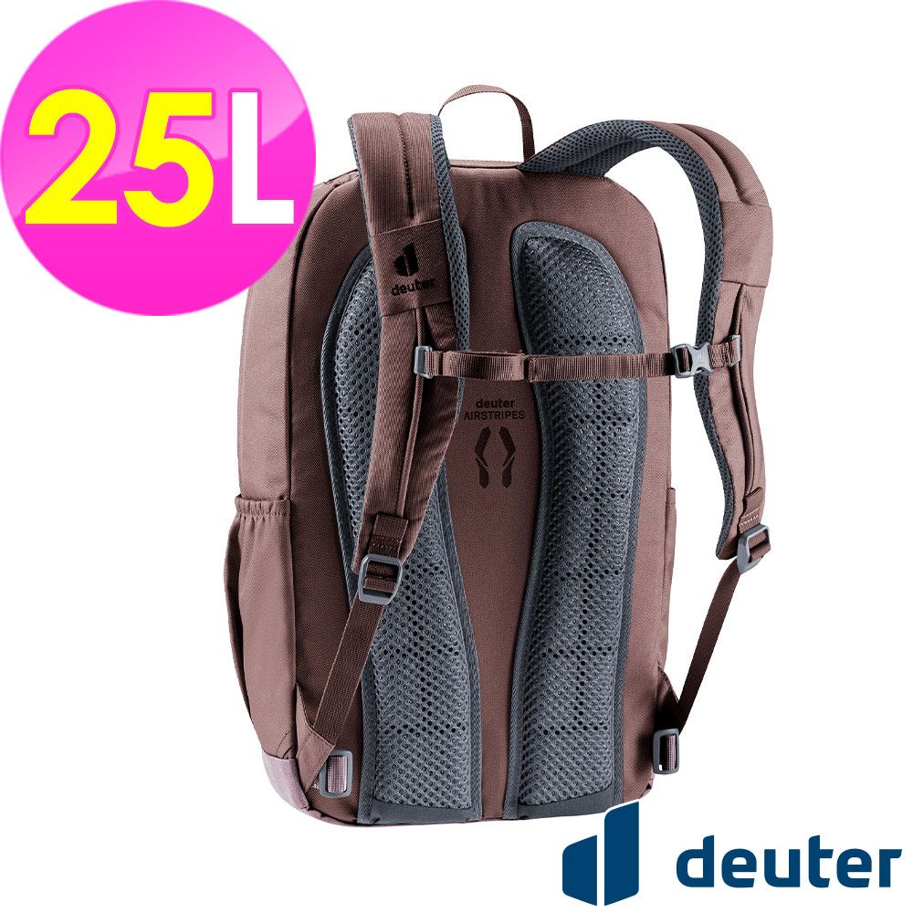 Deuter 【德國】GOGO休閒旅遊背包25L (3813224 葡萄乾/旅遊/休閒/都會)