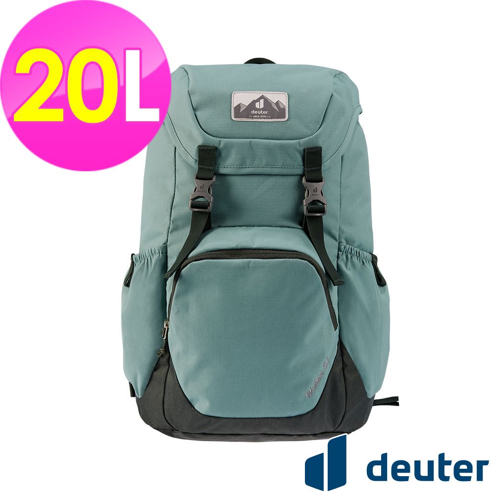 Deuter 【德國】WALKER休閒旅遊背包20L (3812821 湖綠/旅遊/休閒/都會)