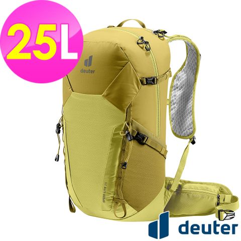 Deuter 【德國】SPEED LITE超輕量旅遊背包25L (3410422 黃/越野/三鐵/登頂)