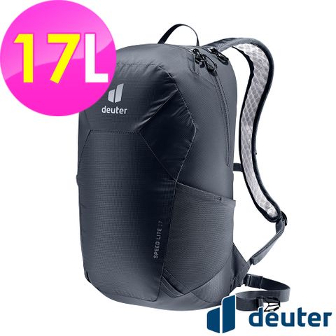 Deuter 【德國】SPEED LITE超輕量旅遊背包17L (3410122 黑/越野/三鐵/登頂)