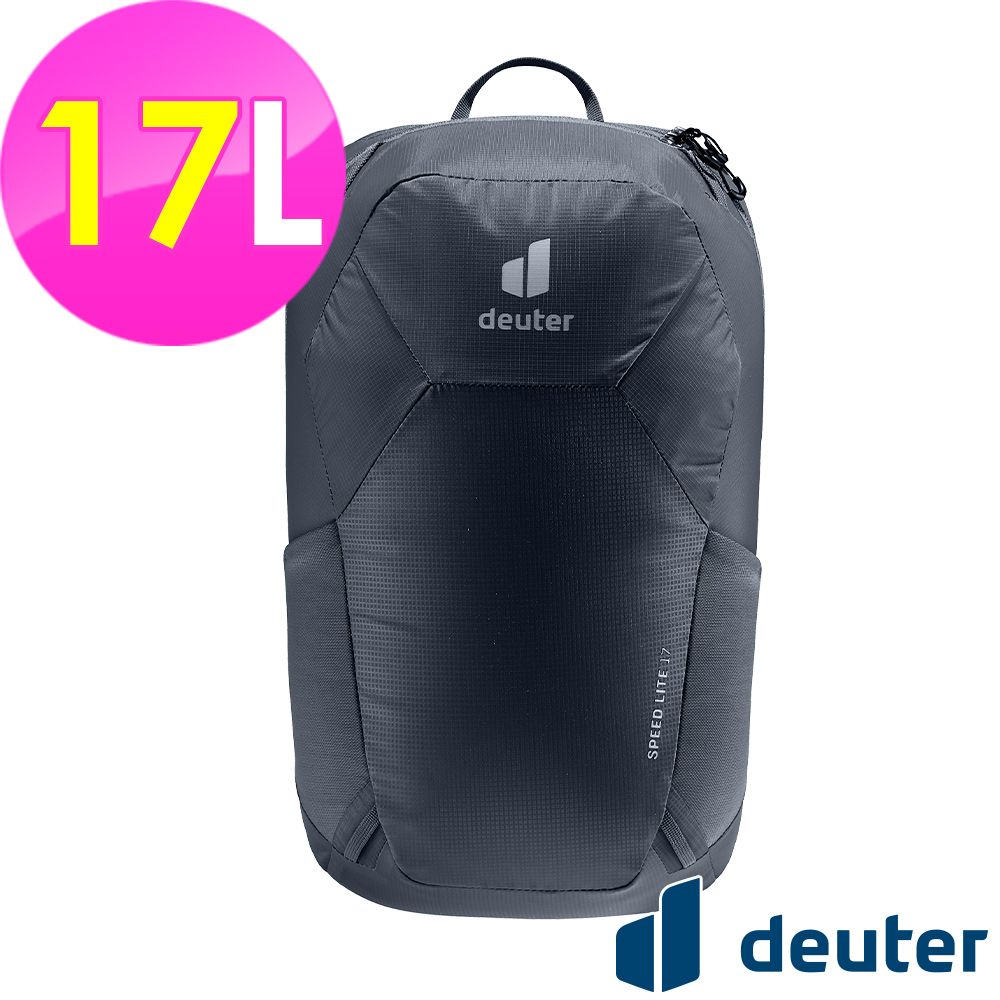 Deuter 【德國】SPEED LITE超輕量旅遊背包17L (3410122 黑/越野/三鐵/登頂)