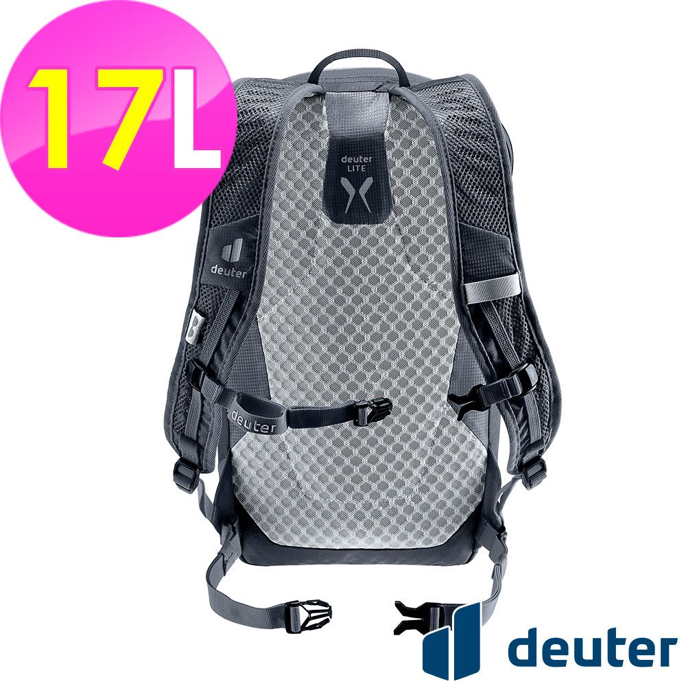 Deuter 【德國】SPEED LITE超輕量旅遊背包17L (3410122 黑/越野/三鐵/登頂)