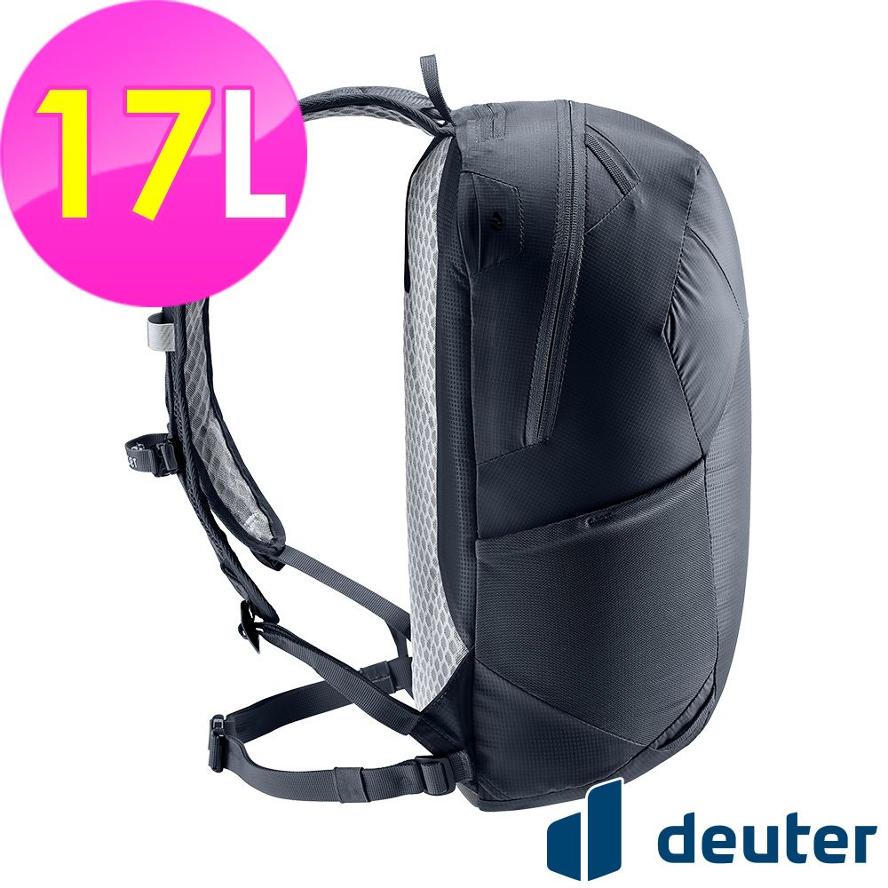 Deuter 【德國】SPEED LITE超輕量旅遊背包17L (3410122 黑/越野/三鐵/登頂)