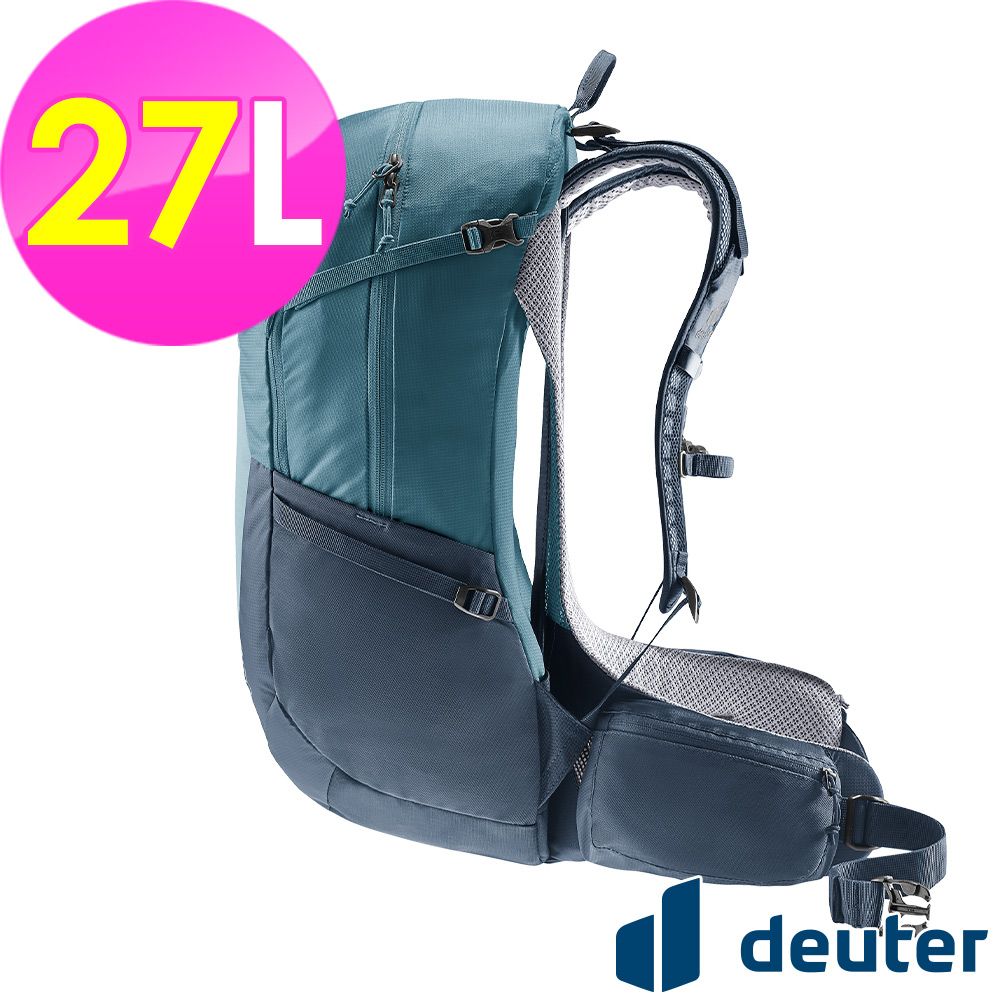 Deuter 【德國】FUTURA透氣網架背包27L (3400321 霧藍/登山/健行)