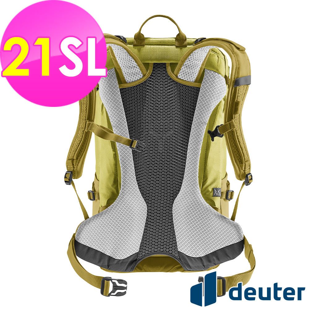 Deuter 【德國】FUTURA透氣網架背包21SL (3400021 黃綠/登山/健行/旅遊)