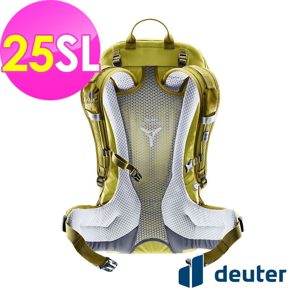 Deuter 【德國】FUTURA透氣網架背包25SL (3400221 黃綠/登山/健行)