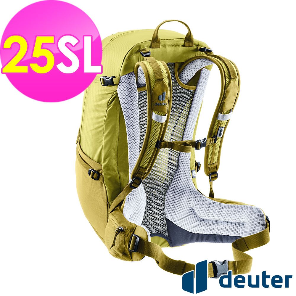 Deuter 【德國】FUTURA透氣網架背包25SL (3400221 黃綠/登山/健行)