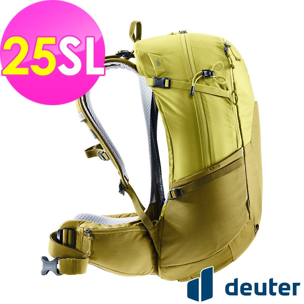 Deuter 【德國】FUTURA透氣網架背包25SL (3400221 黃綠/登山/健行)