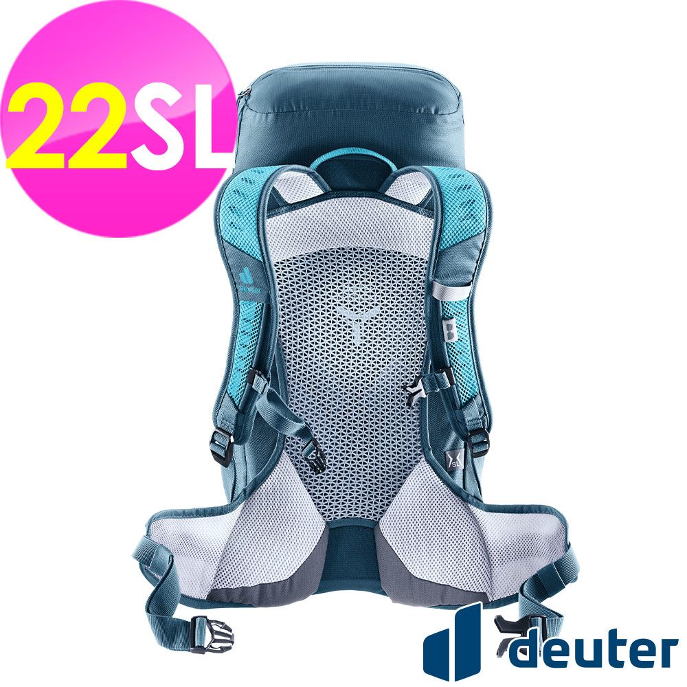 Deuter 【德國】AC LITE網架直立式透氣背包22SL (3420724 藍/輕量/透氣設計/一日行程)