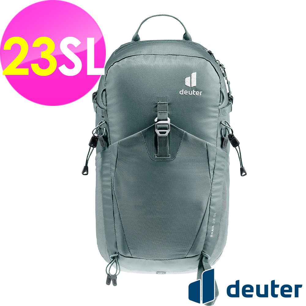  【德國deuter】TRAIL 輕量拔熱透氣背包23SL (3440424 灰/登山/健行)