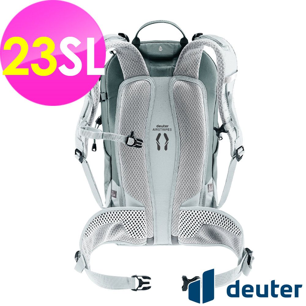  【德國deuter】TRAIL 輕量拔熱透氣背包23SL (3440424 灰/登山/健行)