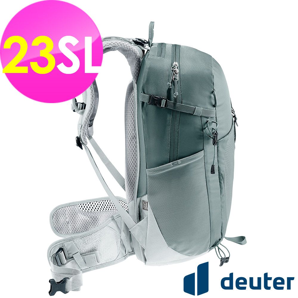  【德國deuter】TRAIL 輕量拔熱透氣背包23SL (3440424 灰/登山/健行)