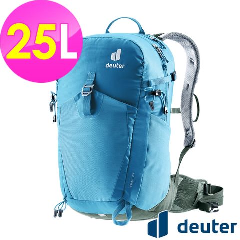 【德國deuter】TRAIL 輕量拔熱透氣背包25L (3440524 藍/登山/健行)