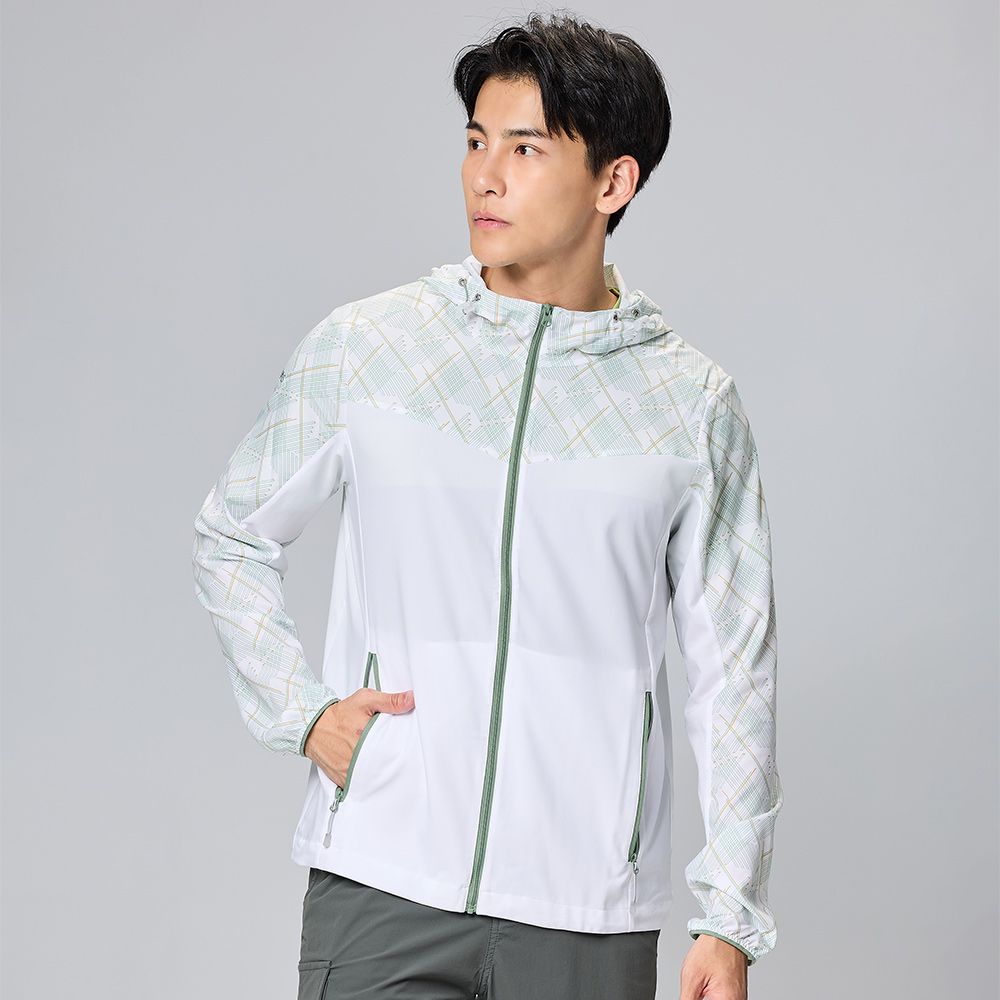 ATUNAS 歐都納 精彩隨行外套 (A2GA2407N 幾何灰綠/防曬/輕巧/休閒)